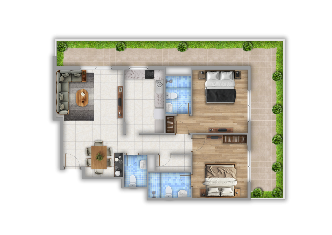 2BHK 2